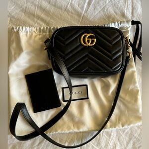 Pre-owned Like New Gucci Marmont Crossbody